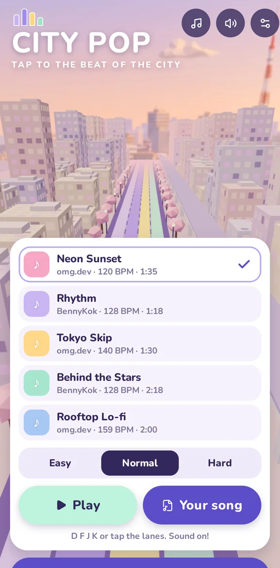 City Pop screenshot